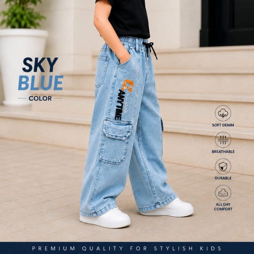 Sky Wide-Leg Jeans