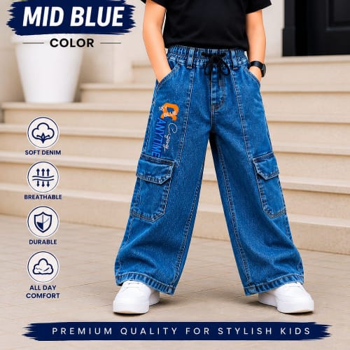 dark blue baggy